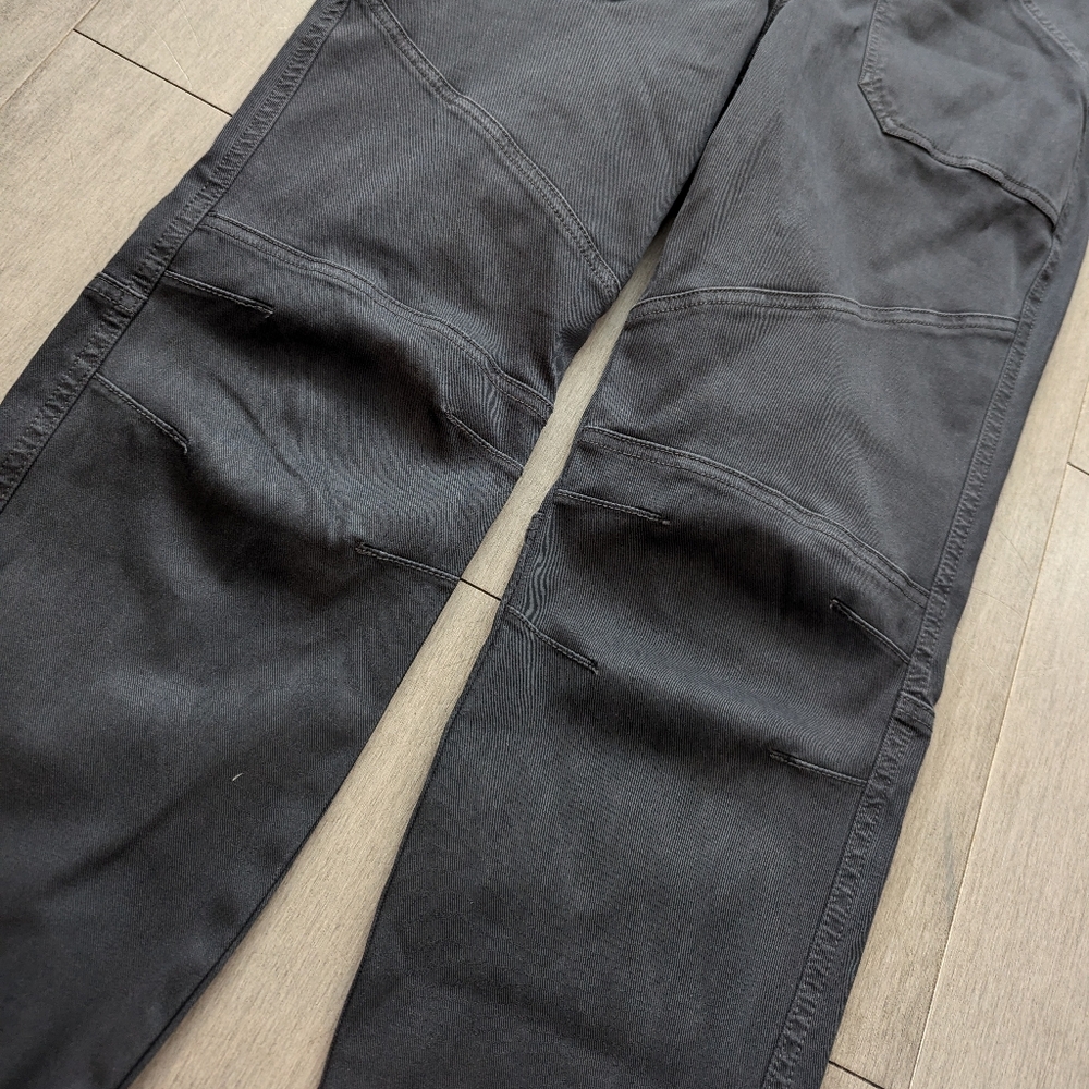 Spanx gray twill moto jogger pants size large - Picture 6 of 12